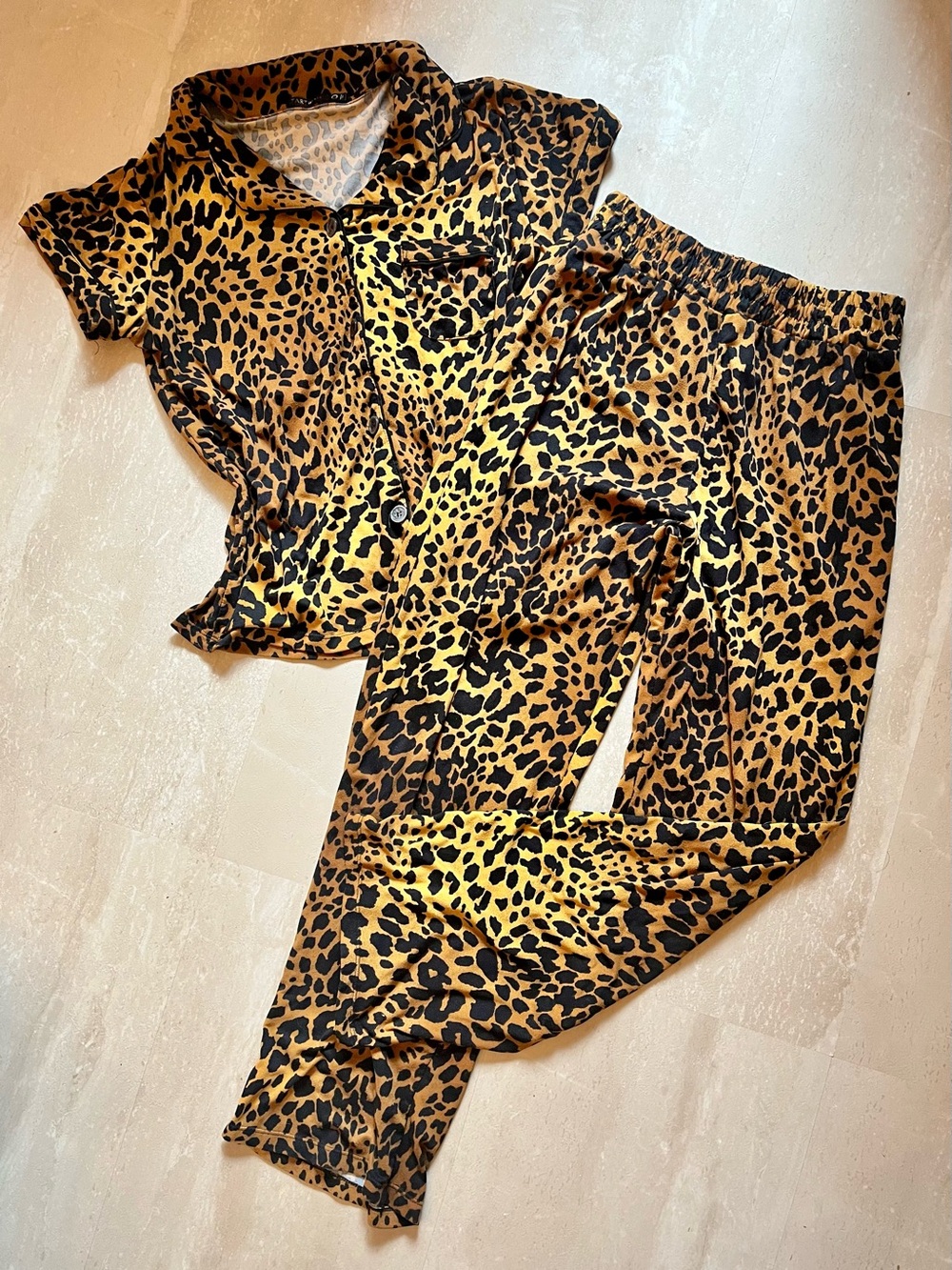 Ultra Soft Leopard Pajama Set